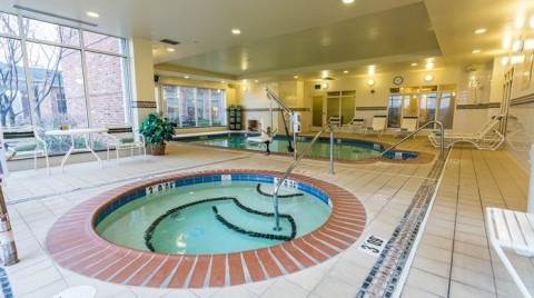 The hotel has an indoor pool and a whirlpool. (Photo: Business Wire)