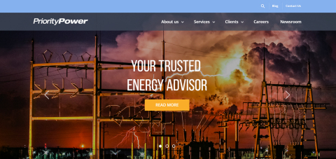 Priority Power Management launches new website (Graphic: Business Wire)