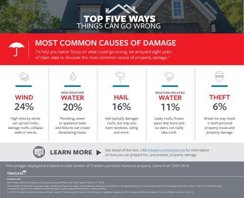 The Most Common Causes of Damage  (Graphic: Business Wire)