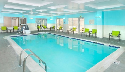 A heated indoor mineral pool beckons swimmers. (Photo: Business Wire)