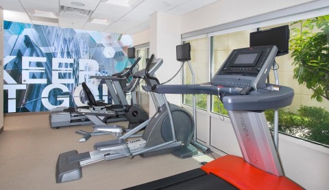 The state-of-the-art fitness center is open 24 hours a day. (Photo: Business Wire)