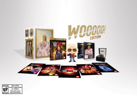 2K today announced plans for the Wooooo! Edition of WWE(R) 2K19, the forthcoming release in the flagship WWE video game franchise. Honoring 16-time WWE World Champion, global pop culture icon and WWE Hall of Famer Ric Flair. (Photo: Business Wire)