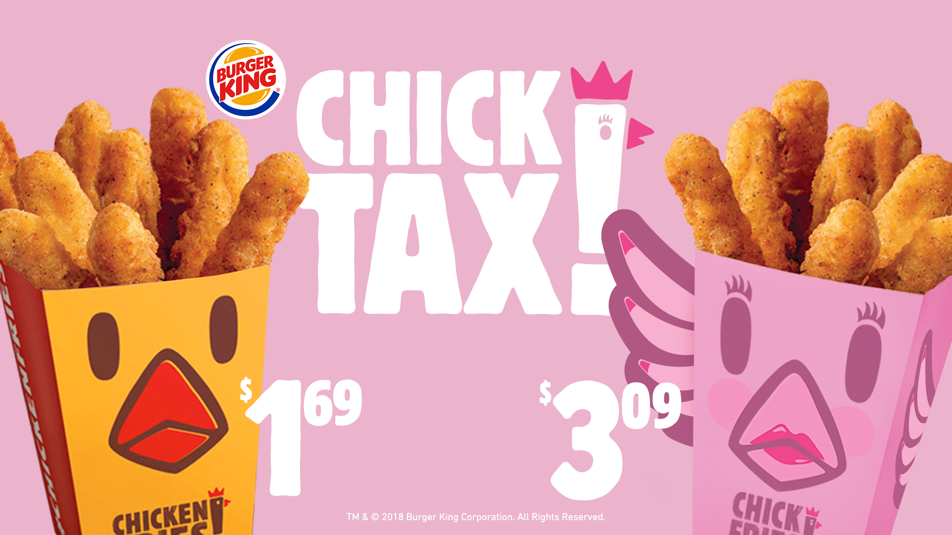 BURGER KING® Restaurants Peck at Pink Tax Fries | Wire
