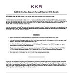 KKR Q2'18 Earnings Release