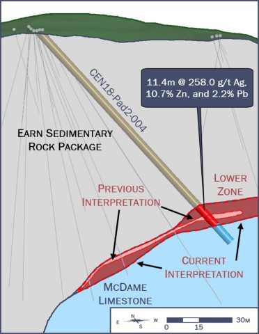 Silvertip: Cross-Sectional View of Expanded Resource Interpretation (Graphic: Business Wire)