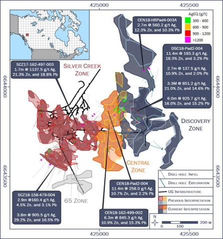 Silvertip: Plan View of Expanded Resource Interpretation (Graphic: Business Wire)
