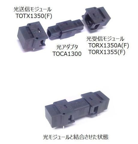 東芝：単方向光モジュール用アダプタ「TOCA1300」 （写真：ビジネスワイヤ）