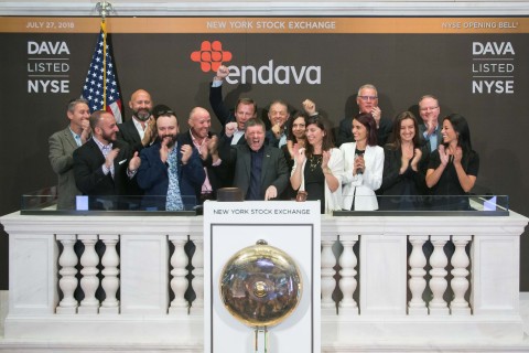 Endava rings the opening bell at the New York Stock Exchange (Photo: Business Wire)