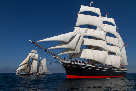 Maritime Museum of San Diego Vessel Star of India to sail for first time in five years November 17 and 18, 2018. (Photo: Maggie Walton)