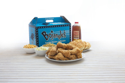 Bojangles' new Panthers-themed Big Bo Box is available for a limited time at participating restaurants in North Carolina and South Carolina. (Photo: Bojangles')
