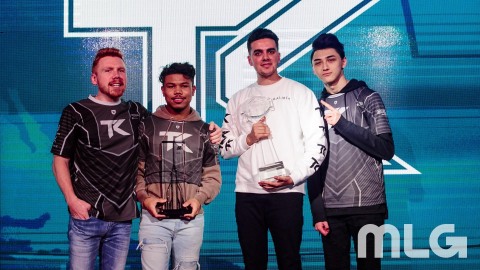 Team Kaliber: Ian "Enable" Wyatt, CWL Pro League Stage 2 MVP Kenny "Kenny" Williams, Lamar "Accuracy" Abedi, and Maurice "Fero" Henriquez (Photo: Business Wire)