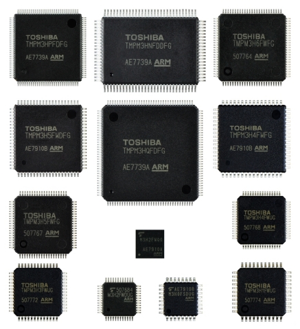 Toshiba: Arm Cortex-M3 core-based "M3H group" microcontrollers. (Photo: Business Wire)