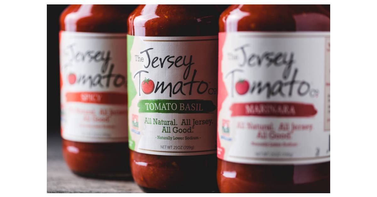Naturally Lower Sodium Tomato Sauce Line From The Jersey Tomato Co