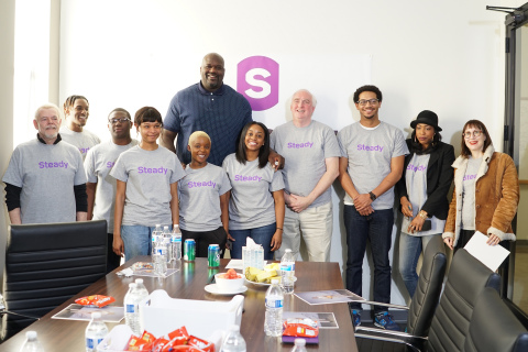 Shaquille O'Neal participates in Steady focus group (Photo: Business Wire)