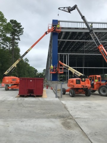 Iconic Blue Panels Shape Exterior of Future IKEA Norfolk as Construction Progresses on Second Virginia Store to Open Spring 2019 (Photo: Business Wire)