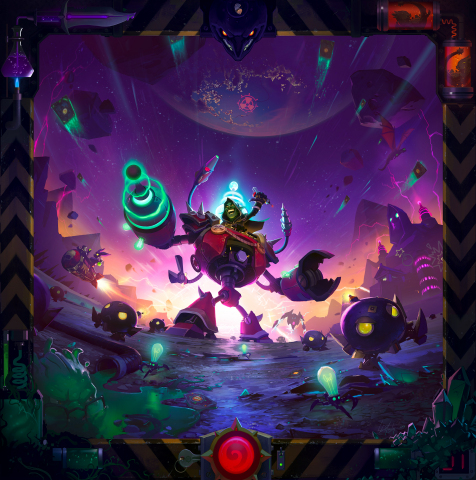 Experiment with irresponsibly dangerous inventions and 135 new cards in The Boomsday Project™, the newest expansion for Blizzard Entertainment’s smash-hit digital card game, Hearthstone®. (Graphic: Business Wire)