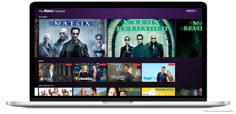 The Roku Channel on the Web (Photo: Business Wire)
