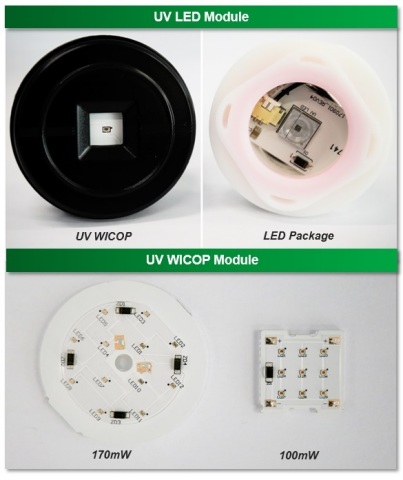 Seoul Viosys's UV WICOP which combines Seoul Semiconductor's WICOP LEDs technology (Graphic: Business Wire)
