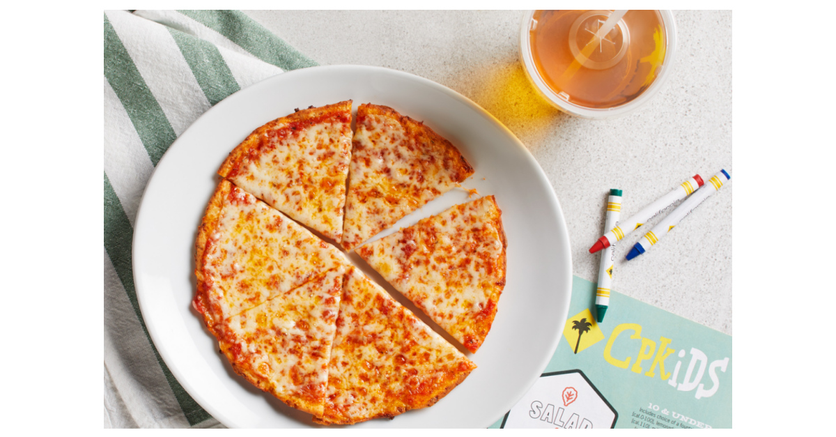 Fuel The Family With California Pizza Kitchen S Cauliflower Pizza Crust Now Available In A Smaller Size For Cpkids Meals And Lunch Duo Pizzas Business Wire
