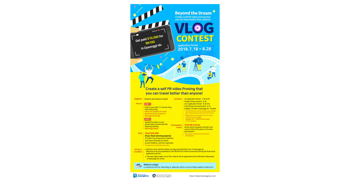Gyeonggi Province of Korea Launches Beyond the Dream Global VLOG