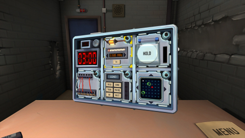 In the Keep Talking and Nobody Explodes game, one player is trapped in a room with a ticking time bomb they must defuse. (Photo: Business Wire)