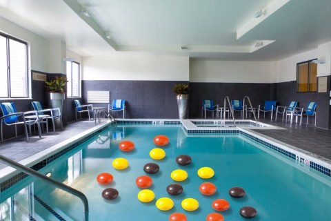 An indoor pool and a whirlpool are open until 11 PM every evening (Photo: Business Wire)