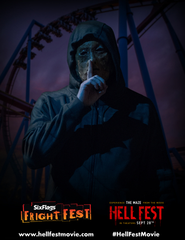 Room by room, guests must find their way out, or risk being trapped by “The Other,” the movie’s deranged antagonist. Hell Fest to be released by CBS Films and Lionsgate. (Photo Credit: Jackson Lee Davis/CBS Films)