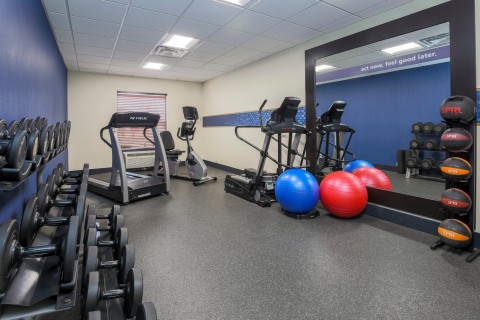 The fitness center is outfitted for cardio and weight training. (Photo: Business Wire)