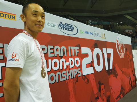 Bonitasoft sponsors Truc Nguyen, winner of gold medal for France at Tae Kwon-Do Championships (Photo: Bonitasoft)