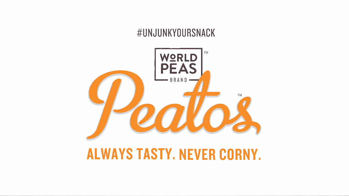 Learn more about Peatos and visit worldpeasbrand.com. Find us on Facebook.com/worldpeasbrand and Twitter and Instagram @worldpeaspeatos.