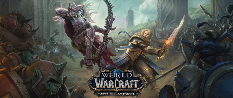 It's all-out warfare between the Horde and the Alliance in World of Warcraft: Battle for Azeroth (Graphic: Business Wire)