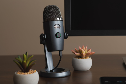 Logitech International Blue Introduces Yeti Nano Usb Mic For Recording And Streaming