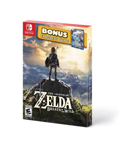 On Sept. 28, the “starter pack” version of The Legend of Zelda: Breath of the Wild will launch with the game and a colorful strategy guide at a suggested retail price of $59.99. (Photo: Business Wire)