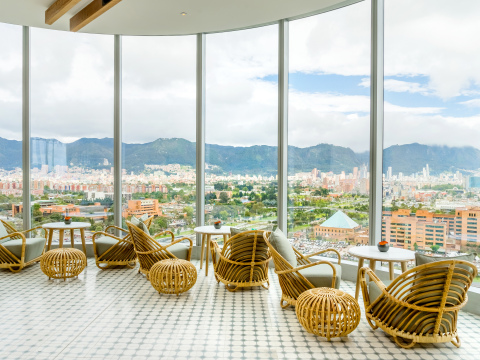 Lounge views at Grand Hyatt Bogota (Photo: Business Wire)