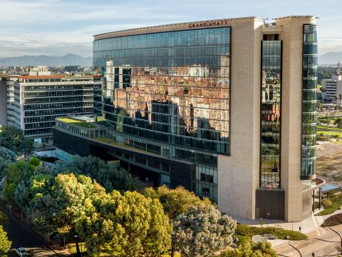 Facade of Grand Hyatt Bogota (Photo: Business Wire)