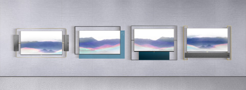 TCL Living Window Series Art Deco, Abstract Beauty, Modern Simplicity and Oriental Elegance (from le ... 