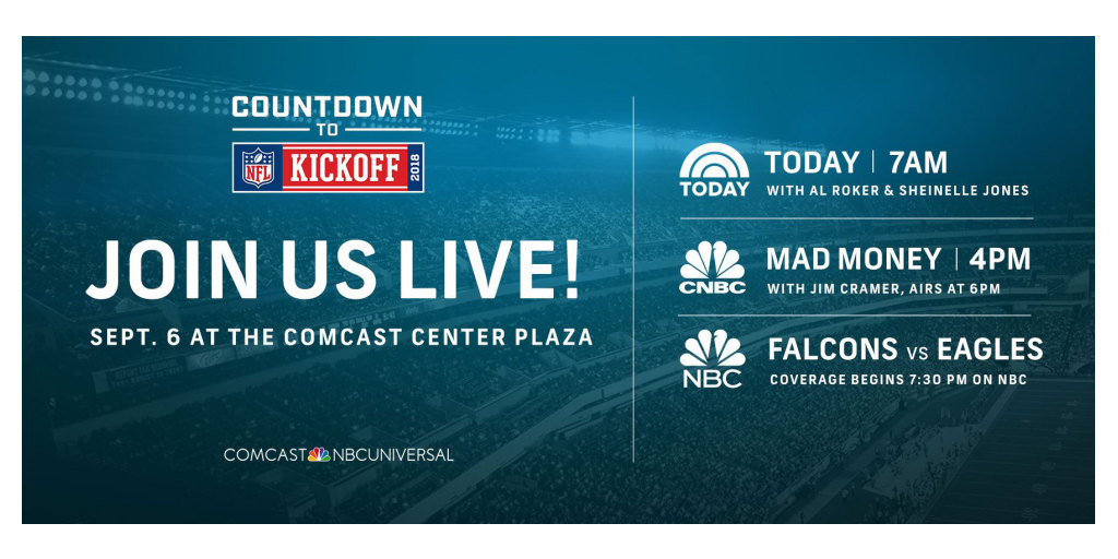 NBCUniversal Celebrates NFL Kickoff Weekend with Special