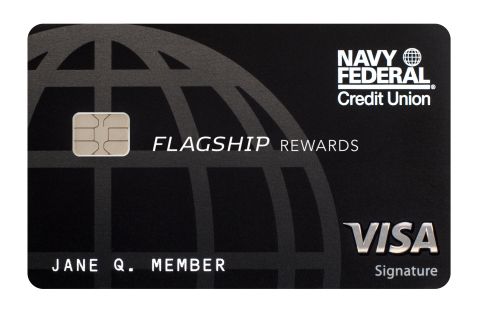 Navy Federal Visa Signature Flagship Rewards Credit Card (Photo: Business Wire)