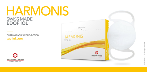 Harmonis - The first customizable EDOF IOL for cataract surgery (Photo: SAV-IOL SA)