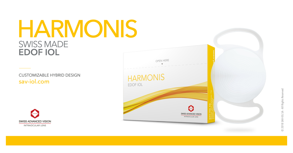 Swiss Advanced Vision lança a Harmonis – a primeira IOL personalizável ...