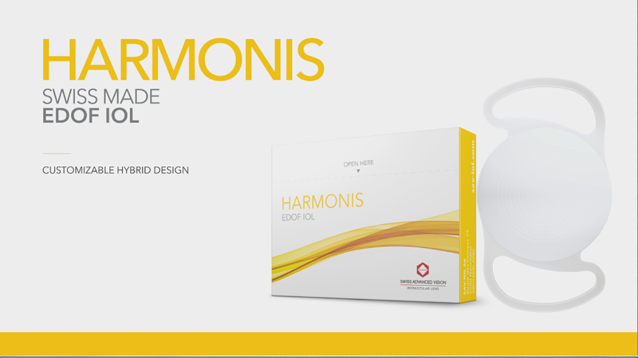 Harmonis - The first customizable EDOF IOL for cataract surgery (Video: SAV-IOL SA)