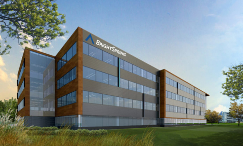 Rendering of new headquarters building to be completed in November (Photo: Business Wire)