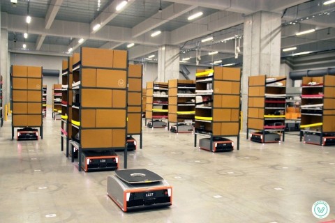 GreyOrange intelligent robotics systems deliver flexible, cost-effective supply chains to expedite distribution and fulfillment processes. (Photo: Business Wire)