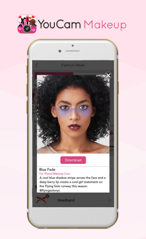 YouCam Makeup celebrates fashion month as the official media partner for Flying Solo NYC, integrating beauty, fashion, and technology in an immersive in-app user experience that brings runway glamour to life. (Photo: Business Wire)
