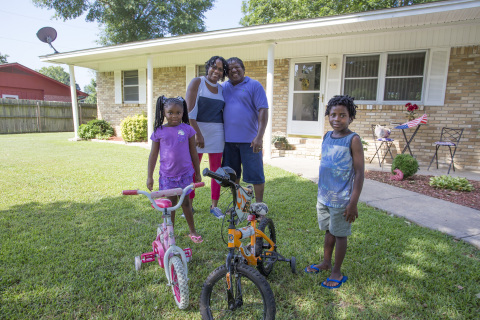 An $8,500 Homebuyer Equity Leverage Partnership grant from Centennial Bank and the Federal Home Loan Bank of Dallas made it possible for Mr. Jackson to buy his first home. (Photo: Business Wire)