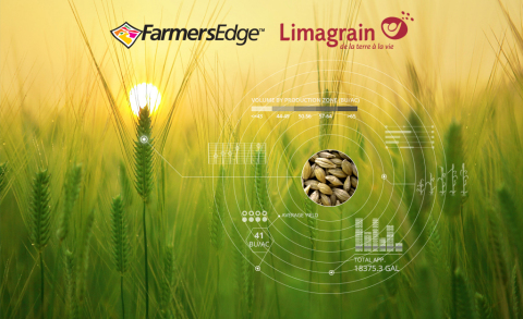 Farmers Edge and Limagrain Europe Partner to Deliver Impactful Technologies to the European Market. (Graphic: Business Wire)