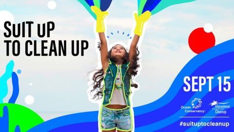American Express Will #SuitUptoCleanUp with Ocean Conservancy (Graphic: Business Wire)