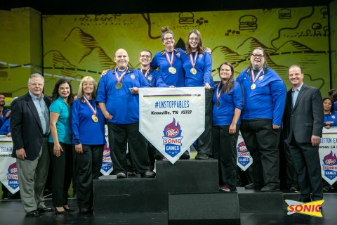 The SONIC Drive-In crew at 7519 Mountain Grove Dr. in Knoxville, Tenn., took home the championship t ... 