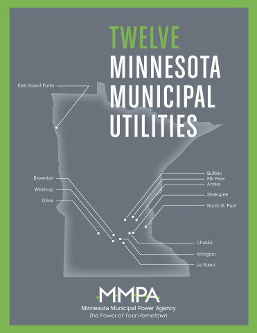 Minnesota Municipal Power Agency member communities. (Graphic: Minnesota Municipal Power Agency)