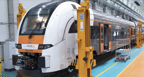The Siemens Mobility RRX Rail Service Center is Siemens' first digital rail maintenance center, with Stratasys FDM 3D printing at the heart of its servicing operation (Photo: Business Wire)